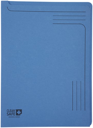 Insteekmap L-map Exacompta Clean'Safe blauw pk/5