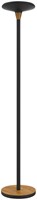 Vloerlamp Unilux Baly LED zwart/bamboe