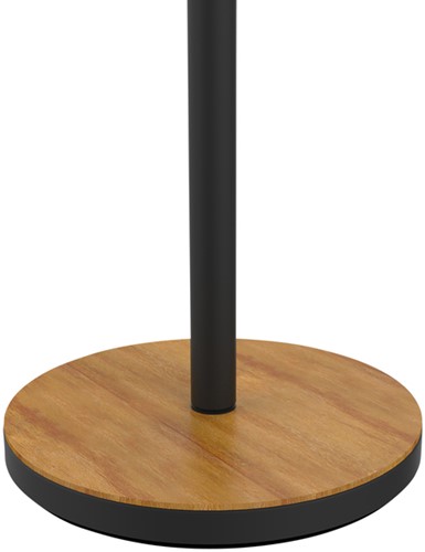 Vloerlamp Unilux Baly LED zwart/bamboe-2