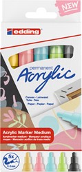 Acrylmarker edding e-5100 medium basis kleur pk/5