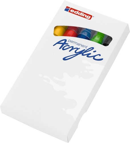 Acrylmarker edding e-5100 medium pastel kleur pk/5-2
