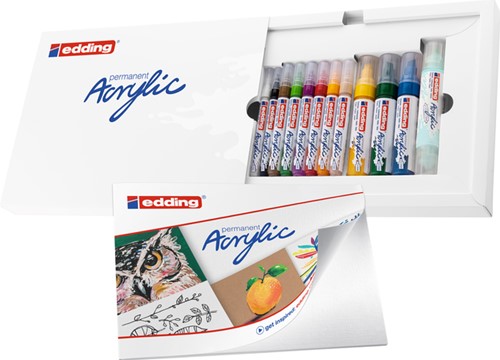 Acrylmarker edding starterskit klein Scandinavisch pk/8-3