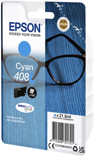 Inktcartridge Epson T09K240 408XL blauw