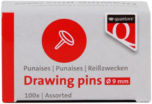 Punaises Quantore assorti 100 stuks