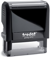 Tekststempel Trodat Printy 4912 +bon zwart