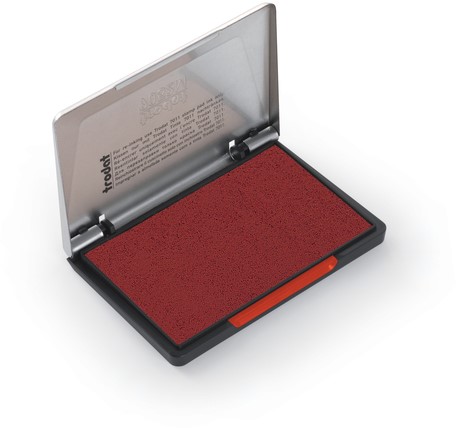 Stempelkussen Trodat 9072M metaal 11x7cm rood-2