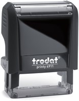 Tekststempel Trodat Printy 4911 +bon zwart