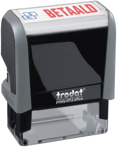 Tekststempel Trodat Printy 4912 betaald zwart
