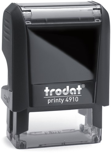 Tekststempel Trodat Printy 4910 +bon zwart