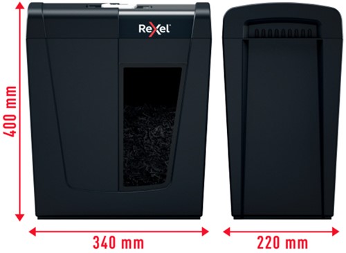 Papiervernietiger Rexel Secure X10 P4 snippers 4x40mm-3