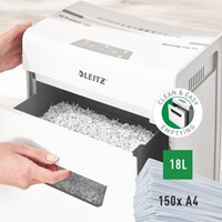 Papiervernietiger Leitz IQ Protect Premium 10X P4 snippers-5