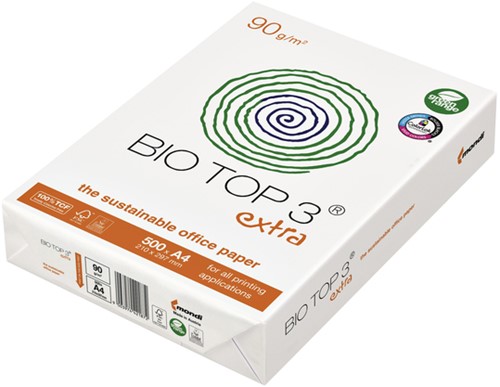 Papier  90g A4 Biotop 3 pk/500