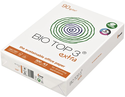 Papier  90g A3 Biotop 3 pk/500