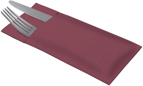 Servetten Tork 509603 LinStyle Pochette donkerrood burgundy 19.5x9.8cm  50st-2