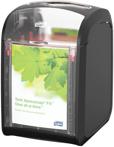 Dispenser Tork servet 272900 Xpressnap Fit zwart