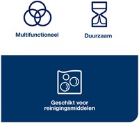 Reinigingsdoek Tork W8 194750 gevouwen rood 40vel-4