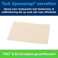 Servet Tork Xpressnap extra zacht 21.3×16.5 naturel 1000st-2