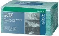 Reinigingsdoek Tork W8 194550 gevouwen groen 40vel