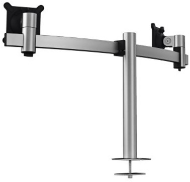 Monitorarm Durable voor 2 schermen, bureaubevestiging met bladdoorvoer-2