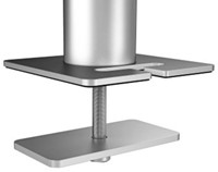 Monitorarm Durable voor 2 schermen, bureaubevestiging met bladdoorvoer-2
