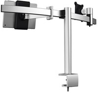 Monitorarm Durable voor 1 scherm en 1 tablet, bureaubevestiging met klem-2