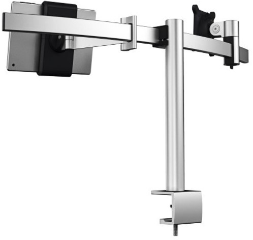 Monitorarm Durable voor 1 scherm en 1 tablet, bureaubevestiging met klem-2