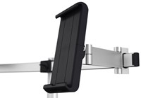 Monitorarm Durable voor 1 scherm en 1 tablet, bureaubevestiging met bladdoorvoer-4