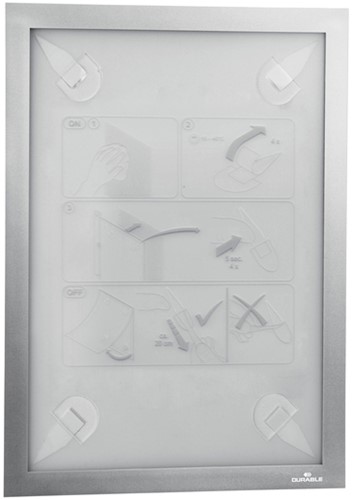 Duraframe Durable A4 Wallpaper zilver