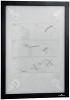 Duraframe Durable A4 Wallpaper zwart