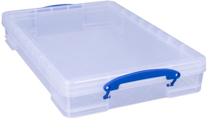 Opbergbox Really Useful 10L 520x340x85mm transp wit