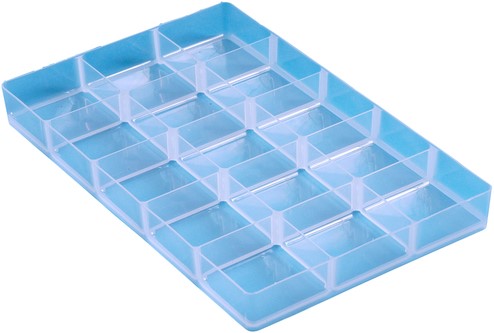 Inzettray Really Useful t.b.v 4L/9L 342x215x35mm transp wit