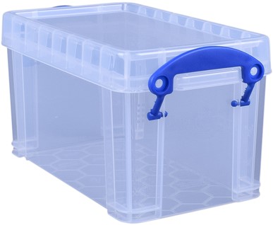 Opbergbox Really Useful 2.1L 240x130x125mm transp wit