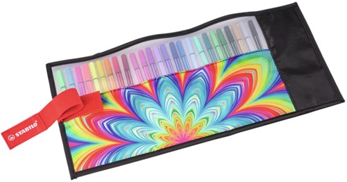 Viltstift STABILO Pen 68 Arty edition assorti pk/25-3