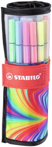 Viltstift STABILO Pen 68 Arty edition assorti pk/25
