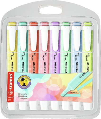 Markeerstift Stabilo Swing Cool 1-4mm 275/8 ass
