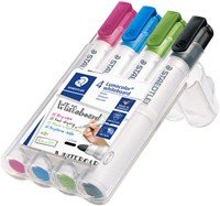 Viltstift Staedtler 351 whitebord set à 4 stuks assorti-2