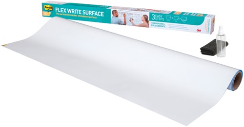 Whiteboardfolie 3M Post-it Flex Write Surface 121,9x243,8cm wit