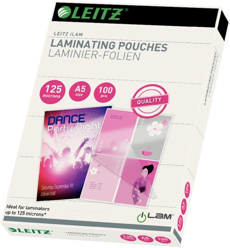 Lamineerhoes Leitz iLAM A5 2x125micron 100 stuks