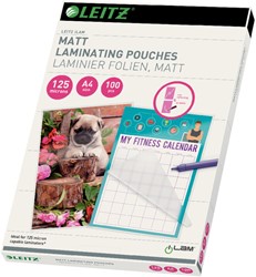 Lamineerhoes Leitz iLAM A4 2x125micron Mat 100 stuks