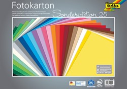 Fotokarton Folia 2zijdig 50x70cm 300gr 25vel ass 25 Vel
