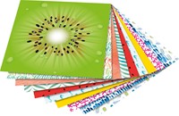 Vouwblaadjes Folia dubbelzijdig Tropical 15x15cm 50 Vel-2