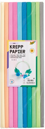 Crepepapier Folia 50x200cm Trend 10kleuren 10 Rol