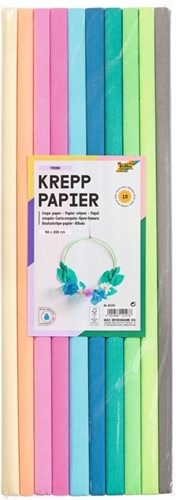 Crepepapier Folia 50x200cm Trend 10kleuren 10 Rol