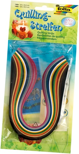 Quilling stroken Folia 280stuks assorti 280 Stuk