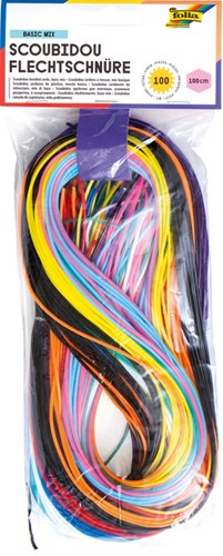Scoubidoo-koord Folia 100stuks assorti 1 Stuk