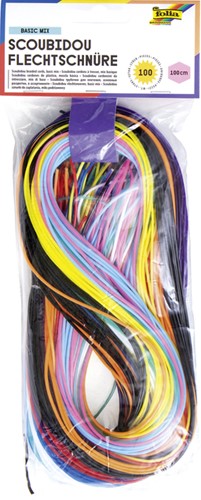 Scoubidoo-koord Folia 100stuks assorti 1 Stuk