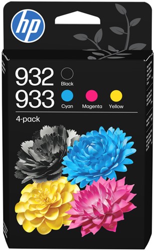 Inktcartridge HP 6ZC71AE (932/933) combo pack zwart + kleur