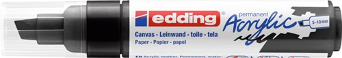 Acrylmarker edding e-5000 breed zwart-2