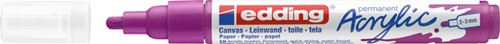 Acrylmarker edding e-5100 medium bessen rood