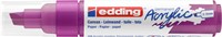 Acrylmarker edding e-5000 breed bessen rood-2
